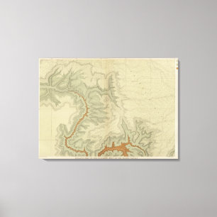 Lienzo Mapa Geológico Del Sur