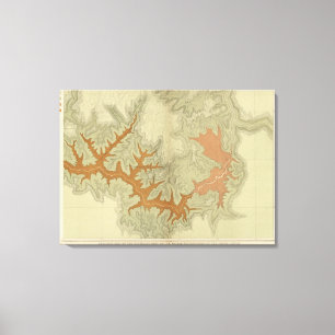 Lienzo Mapa Geológico Del Sur 3