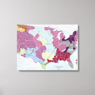 LIENZO MAPA: INDIOS AMERICANOS