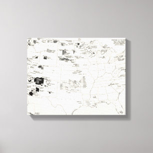 LIENZO MAPA: INDIOS AMERICANOS 2