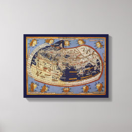 Lienzo Mapa Mundial de Antigüedades Ptolémicas, Johannes 