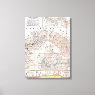 LIENZO MAPA: PANAMÁ, 1907