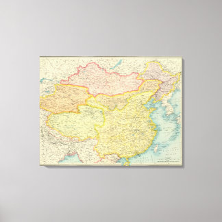 Lienzo Mapa político de China
