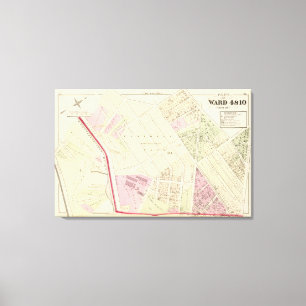 Lienzo Mapa químico del atlas de los trabajos de Dale del
