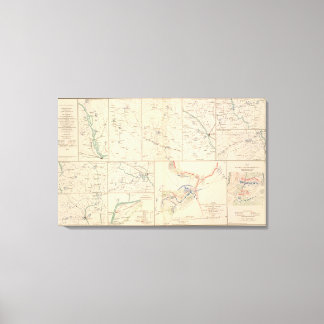 Lienzo Mapas de campaña de Savannah Goldsborough