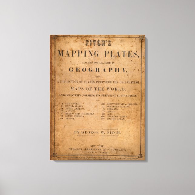 Lienzo Mapas de Fitch (Anverso)
