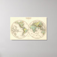 Mapas hipsomométricos del mundo