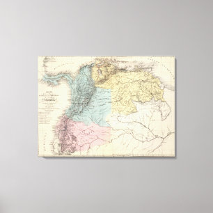 Lienzo Mapas militares históricos de Venezuela