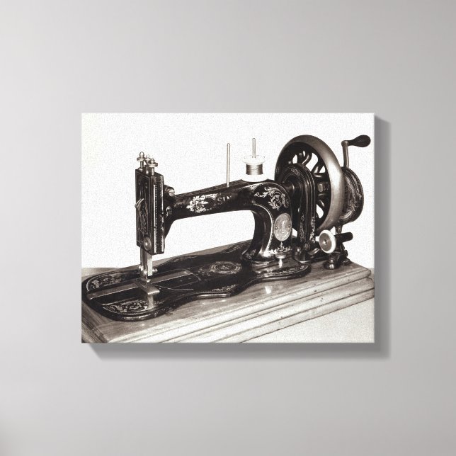 Lienzo Máquina de coser 'New Family', 1865 (Anverso)