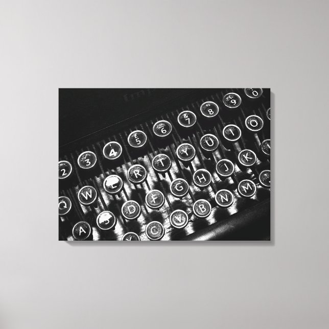Lienzo Máquina de vintage (Anverso)