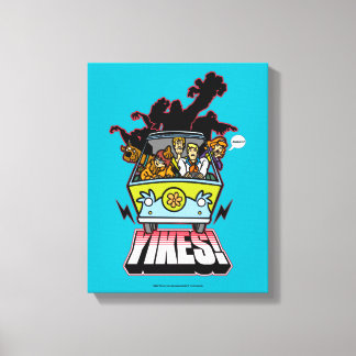 Lienzo Máquina "Yikes del misterio!" Gráfico