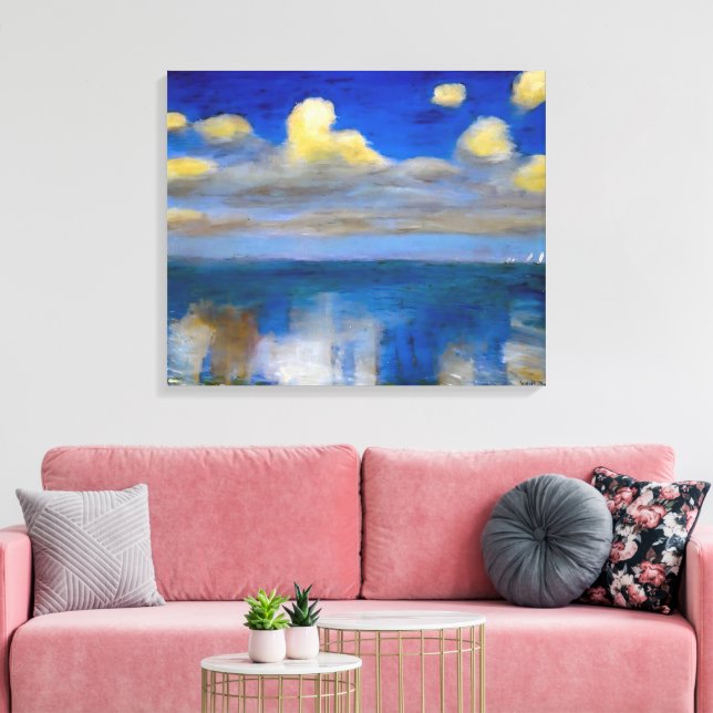 Lienzo Mar calma | Emil Nolde | (Insitu (Sala de estar))