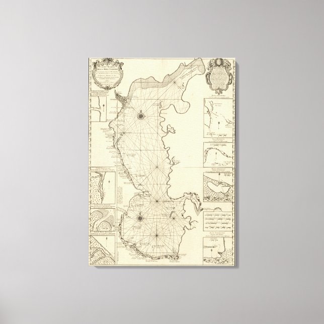 Lienzo Mar Caspio y Asia 2 (Anverso)