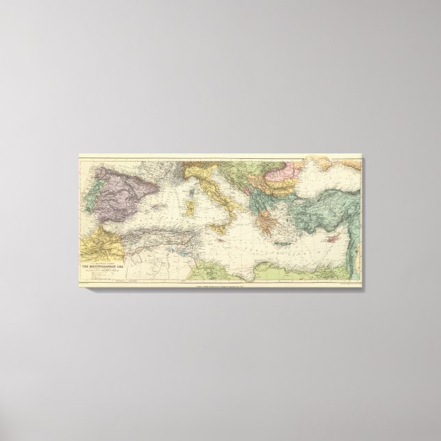 Lienzo Mar Mediterráneo (Anverso)