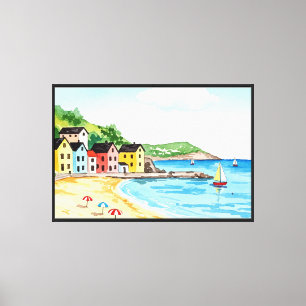 Lienzo Mar y playa
