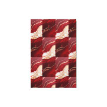 Maravilla de remolino navideño retro Canvas Bloom
