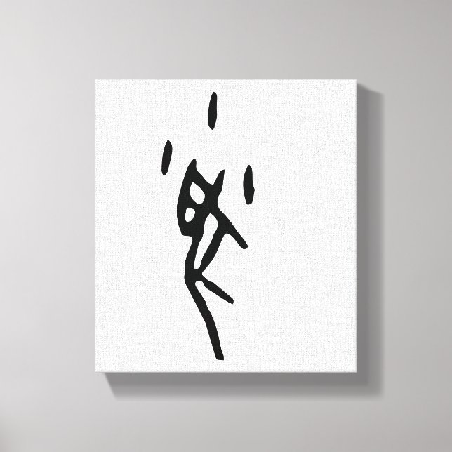 Lienzo Maravillosa rata de zodiaco chino-#001- (Anverso)