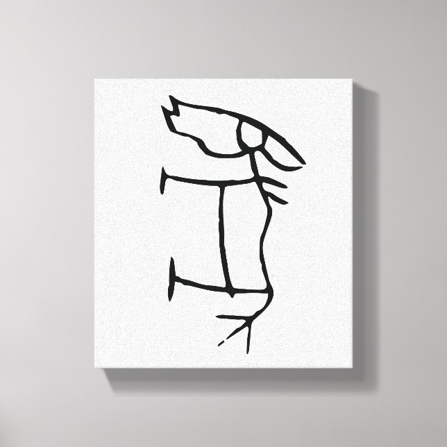 Lienzo Maravilloso caballo-zodiaco chino-#001- (Anverso)