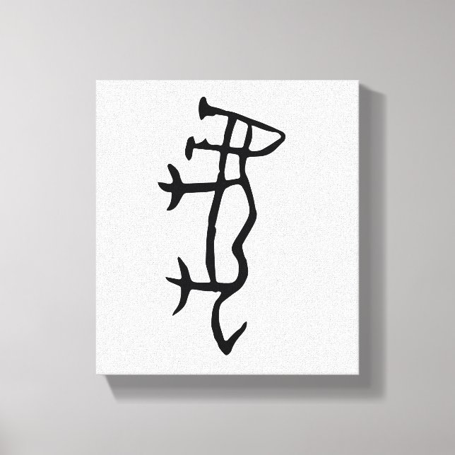 Lienzo Maravilloso zodiaco-tigre chino-#001- (Anverso)