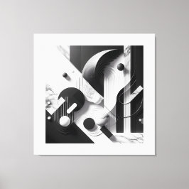 Lienzo Marble Echoes of Silent Geometry