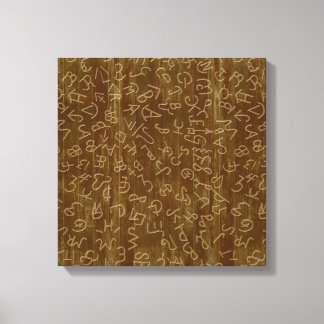 Lienzo Marcas de ganado occidentales