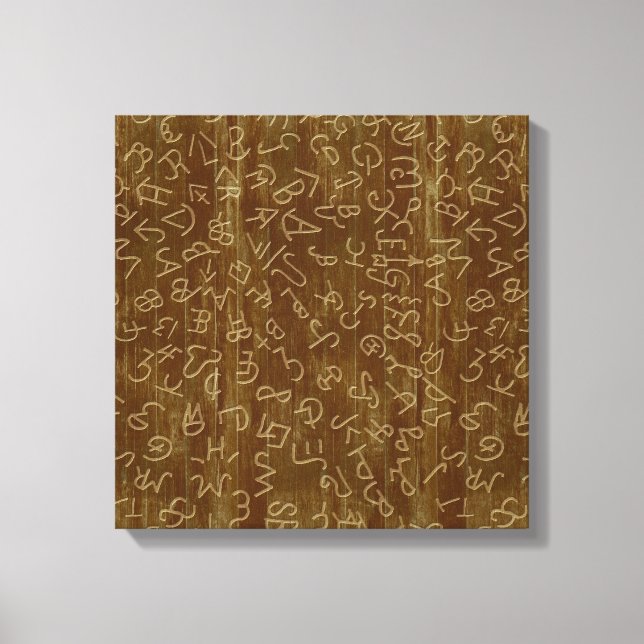 Lienzo Marcas de ganado occidentales (Anverso)