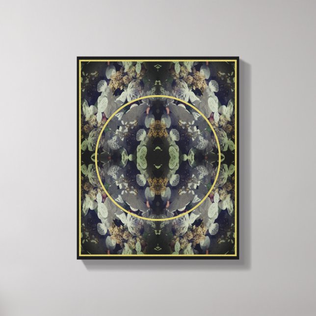 Lienzo Marco de Hortensia Lacecap Crea Tu Propia Foto (Anverso)