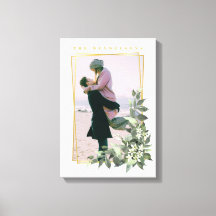 Marco floral fotográfico personalizado