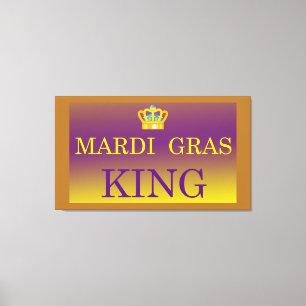 Lienzo Mardi Gras King