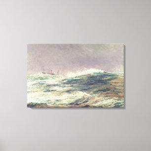 Lienzo Marea de reflujo, alcance largo, 1881