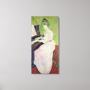 Lienzo Margarita Gachet de Vincent van Gogh el   en el