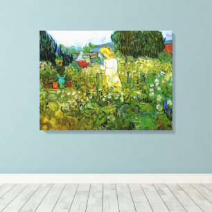 Lienzo Marguerite Gachet en el jardín de Vincent van Gogh