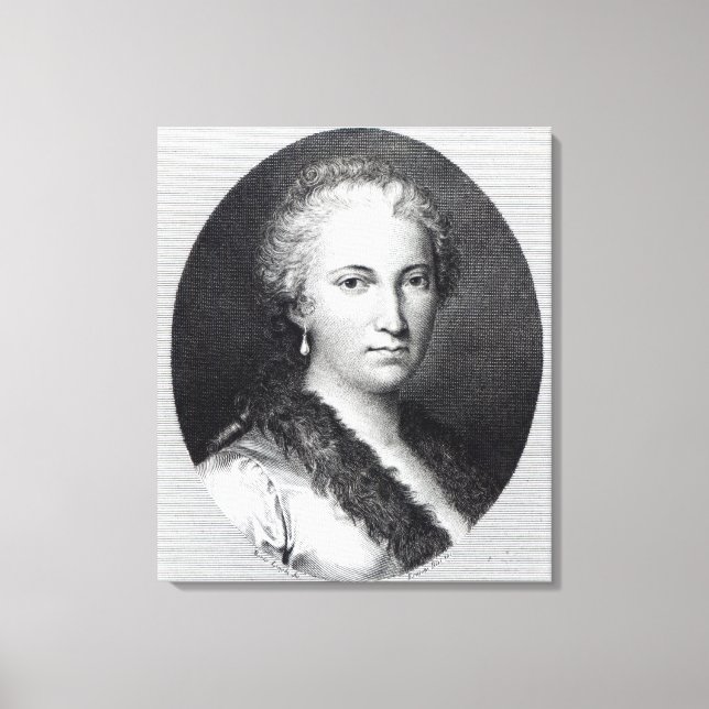 Lienzo Maria Gaetana Agnesi (Anverso)