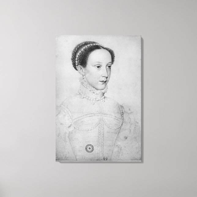Lienzo María Reina de Escocia, 1559 (Anverso)