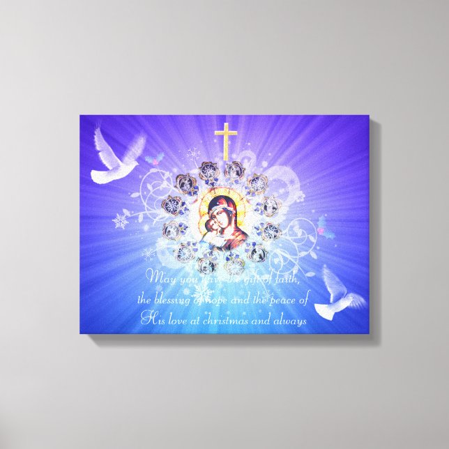 Lienzo María y Jesús (Anverso)