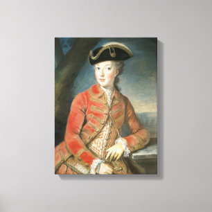 Lienzo Marie Antoinette atuendo de caza Kreutzinge