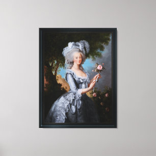 Lienzo Marie Antoinette Con Un Rosa