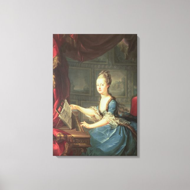 Lienzo Marie Antoinette Habsburg-Lothringen (Anverso)