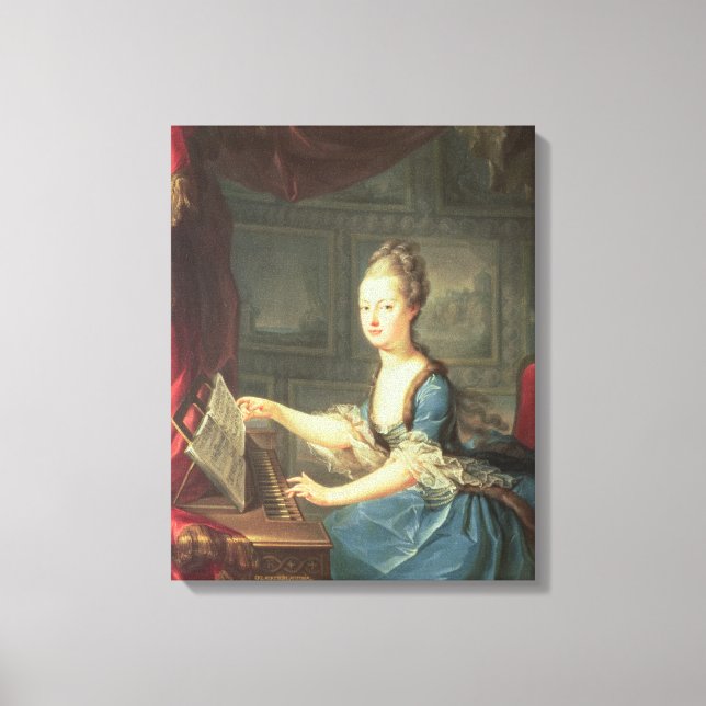 Lienzo Marie Antoinette Habsburg-Lothringen (Anverso)