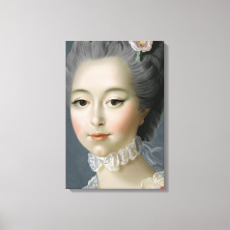 Lienzo Marie Antoinette – Romantic Rococo Portrait