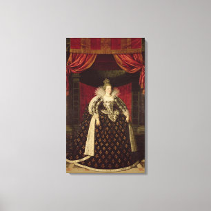 Lienzo Marie de Medici en los trajes de la coronación,