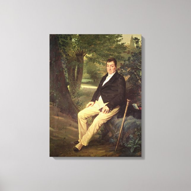 Lienzo Marie-Joseph Marquis de La Fayette (Anverso)