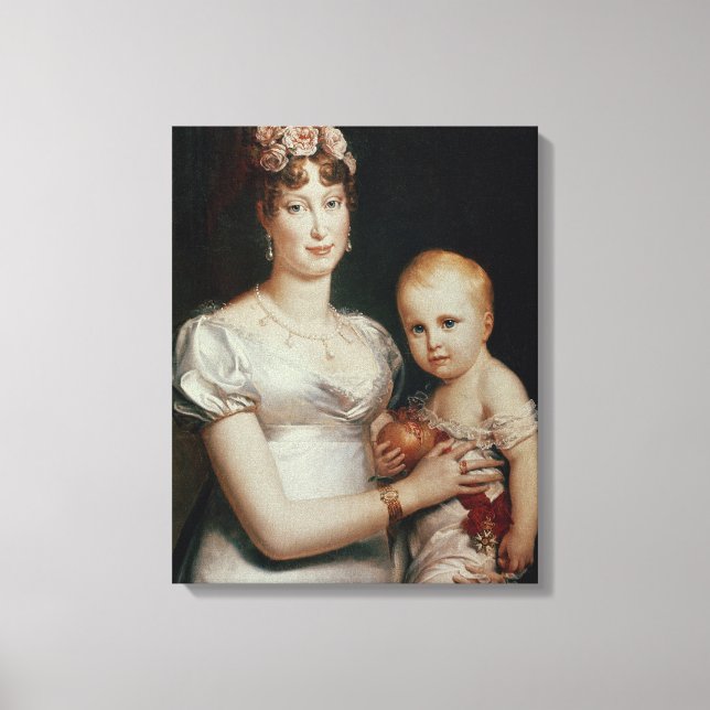 Lienzo Marie-Louise de Habsburgo-Lorena (Anverso)