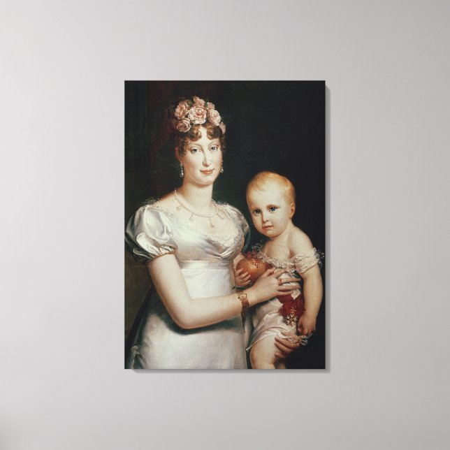 Lienzo Marie-Louise de Habsburgo-Lorena (Anverso)