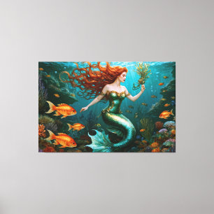 Lienzo "Marielle" - Hermosa sirena bailarina