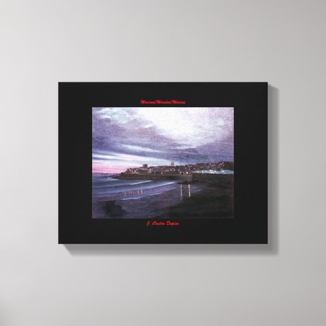 Lienzo Marina/Mariña/Marine (Anverso)