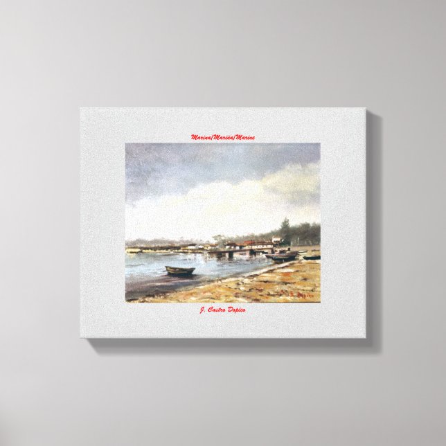 Lienzo Marina/Mariña/Marine (Anverso)