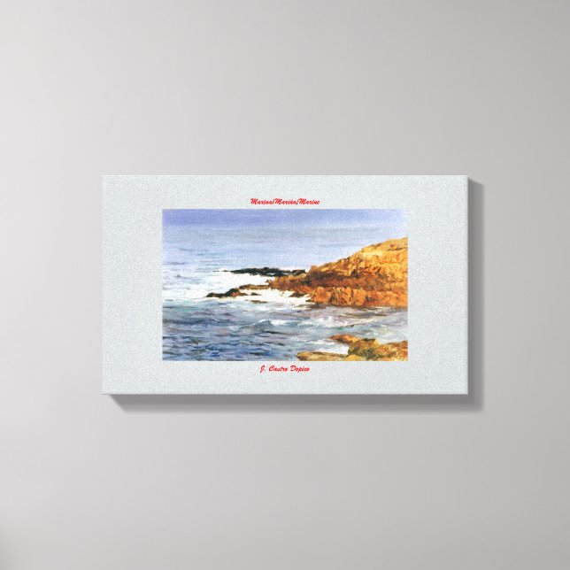 Lienzo Marina/Mariña/Marine (Anverso)