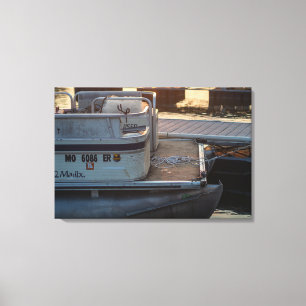 Lienzo Marina Twilight: Un momento Serene Dockside