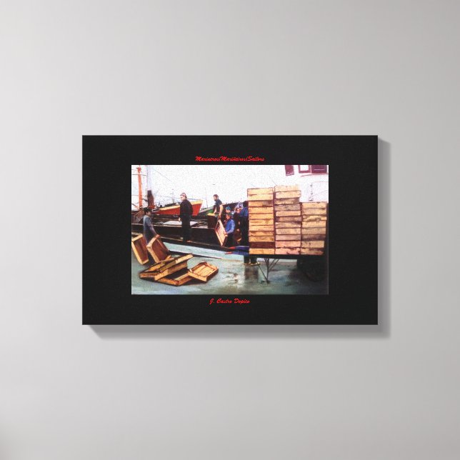 Lienzo Marineros/Mariñeiros/Sailors (Anverso)